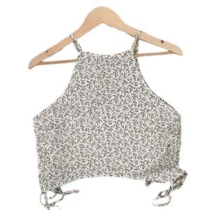 SHEIN High Neck Cinch Side Summer Tank